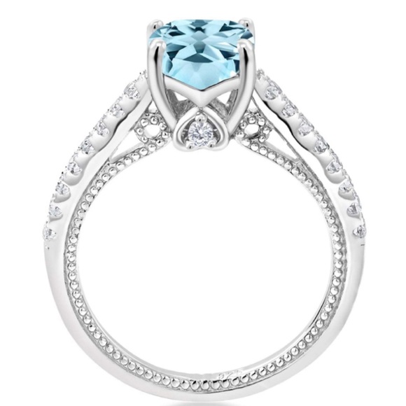 Enchanting Blue Topaz Ring